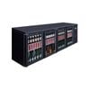 Thermaster Under Bench Four Door Drink Cooler 698L BC4100G