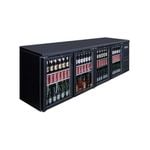 Thermaster Under Bench Four Door Drink Cooler 698L BC4100G