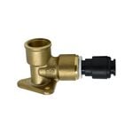 John Guest 12mm x 1/2" Brass BSP Wingback Elbow