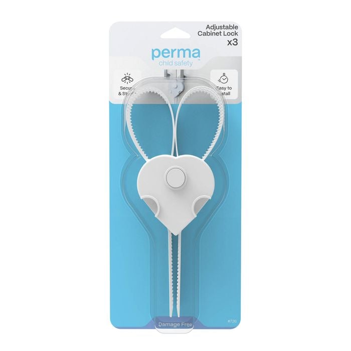 Perma Child Safety Adjustable Cabinet Locks - 3 Pack