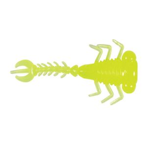 ZMan LarvaZ 1.75" Finesse Soft Plastic Fishing Lure Hot Chartreuse