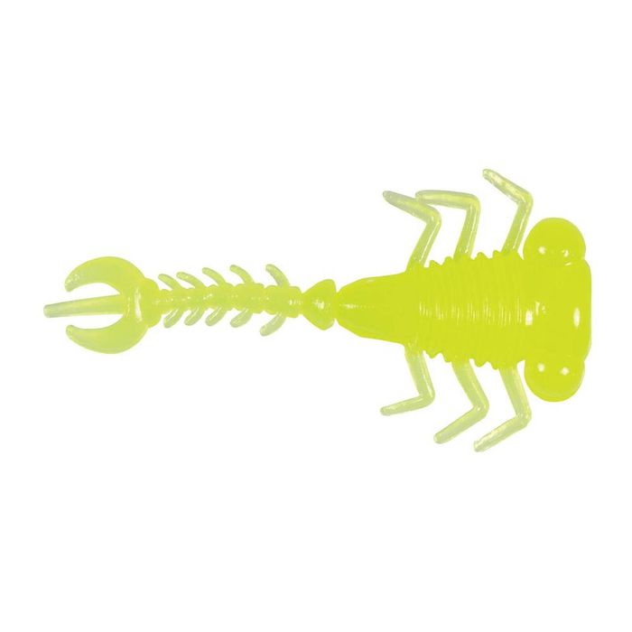 ZMan LarvaZ 1.75" Finesse Soft Plastic Fishing Lure Hot Chartreuse