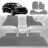 6D Diamond Car Floor Mats for Tesla Model 3 2017-2023-Full Set-Grey-Outback GT