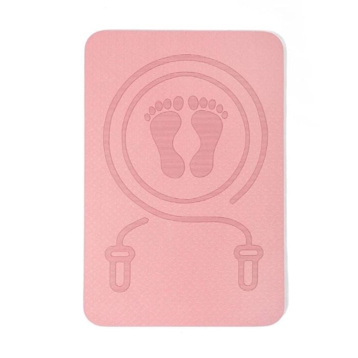 NNETM Nonslip Exercise Yoga Mat for Home Gym & Outdoors (Pink)