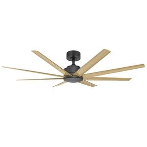 Vencha Titanic RWS Tri-Control  1530mm ABS Blades DC Ceiling Fan - Black/Oak