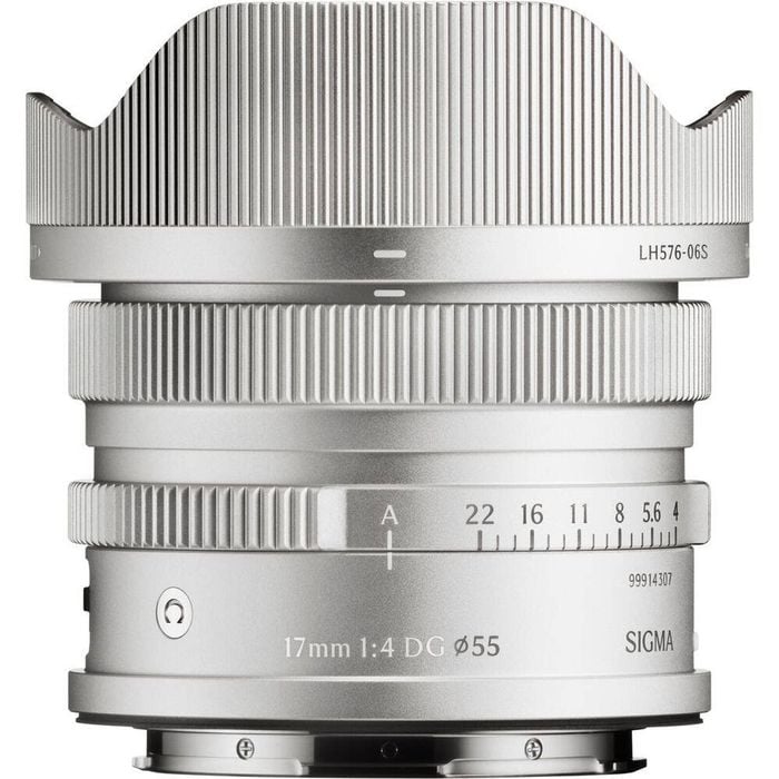 Sigma 17mm F/4 Dg Contemporary Lens - L-mount Silver
