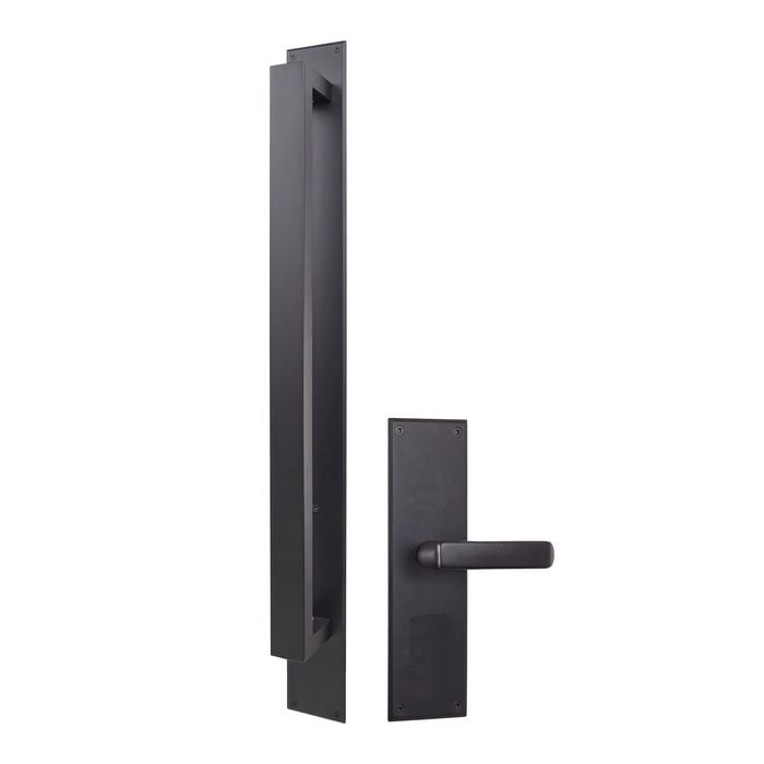 Gainsborough Matt Black Trilock Omni Allure Dummy Trim Set