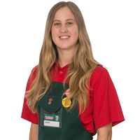 A female Bunnings team member