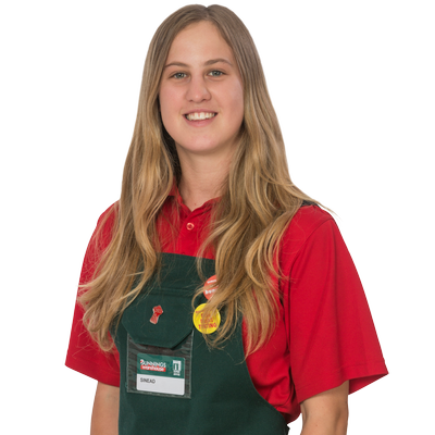 A female Bunnings team member