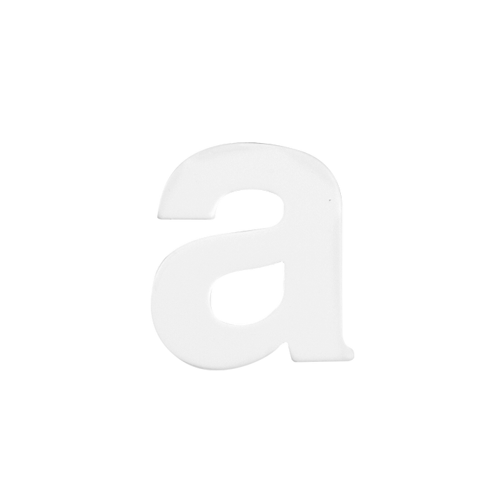 Sandleford 50mm Mode White Self Adhesive Letter A