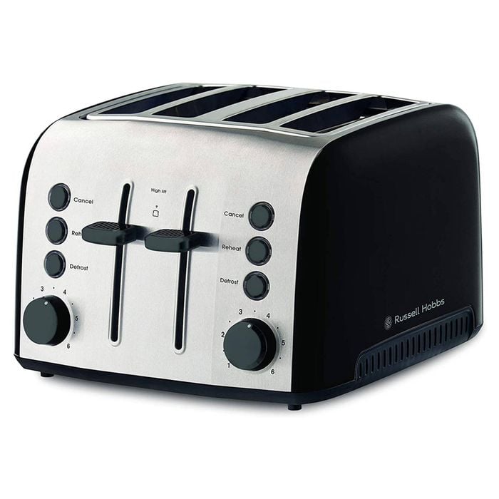 Russell Hobbs RHT94BLK Brooklyn 4 Slice Toaster Black