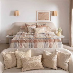 Kas Australia Seville Queen Bed Quilt Cover Set w/2x Pillowcase Multicoloured
