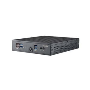 Shuttle XPC SLIM Barebone - Core i5-1335U (15W), 2x DDR5, 2x M.2 2280, HDMI, DP, VGA, COM, 2 x LAN, (5G LTE optional)