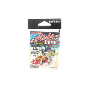 Decoy SV45 Slide Bomb Fishing Jighead 4 2.5g
