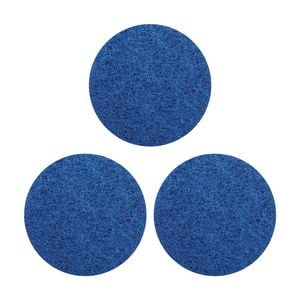 3pk Glomesh Regular Speed Floor Cleaning Pad Nuc244nx Compatible Blue 220mm