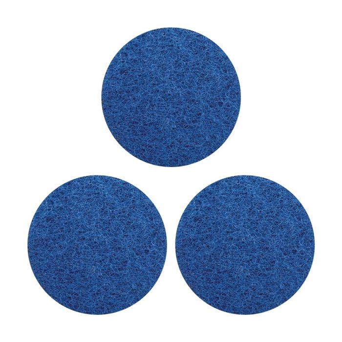 3pk Glomesh Regular Speed Floor Cleaning Pad Nuc244nx Compatible Blue 220mm