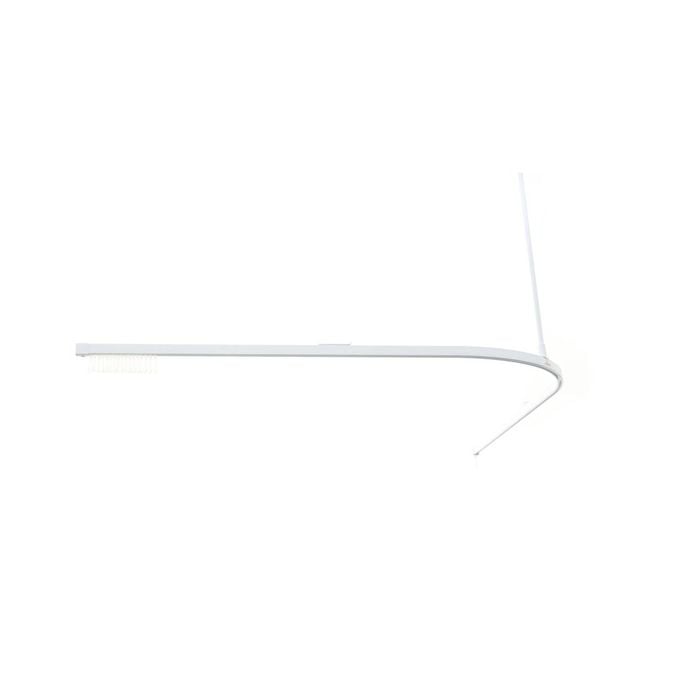 Mactrac 1200 x 1200mm White Bath Track