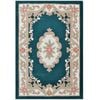 Traditional Handmade Wool Rug-Avolon-Turquoise-150x240cm