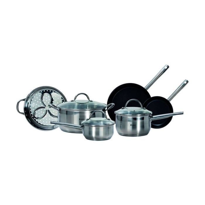 6pc Bergner Induction Stainless Steel Cookware Kitchen Set Non-Stick