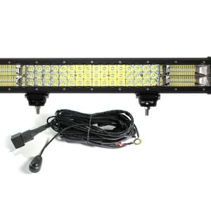 Elinz 20" LED Work Driving Light Bar FLOOD SPOT COMBO Offroad 4WD 3 Rows