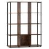 Costway 12-cube Bookcase Open Shelf Display Rack Stoarge Cabinet