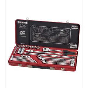 Sidchrome 1/2″ Metric Drive Socket and Spanner Set - 31 Piece