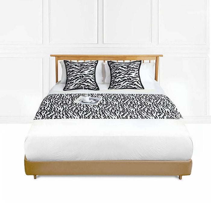 SOGA 1.8m Light Luxury Mottled Bed Runner Set of 3