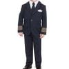 Qantas Pilot Halloween Costume Child Captain Uniform with Jacket, Pants and Tie, 6-8-Years