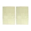 2pc Maine & Crawford Cyrene Gingham 60x40cm Cotton Tea Table Towel Pastel/Yellow