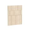Kaboodle 600mm Almond Oak Modern 3 Drawer Panels