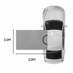 AAA Camper 2.5 x 3.0M Side Awning with D Zipper RRT access