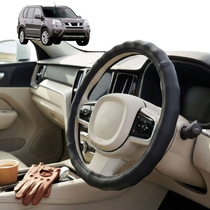Australian Goose Steering Wheel Cover for Nissan X-TRAIL 2007 - 2014 (T31) Circle Black