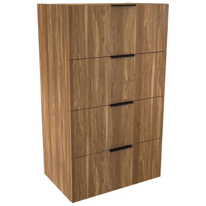 Lugna 1024 x 600 x 380mm Cove 4 Drawer Ready to Assemble Unit