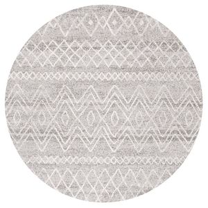 The Rug Connection Jaya 453 Silver 150x150cm - Small Round Transitional Pet Friendly Indoor Rug
