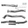 Ignite Exhausts Turbo Back For Nissan D23 Navara Np300 3" Cat & Muffler Raw Aluminised Steel
