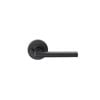 Delf Trade Matt Black Madrid Privacy Lever Set