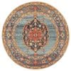 The Rug Connection Heritage 862 Rust 240x240cm - Large Round Transitional Pet Friendly Indoor Rug