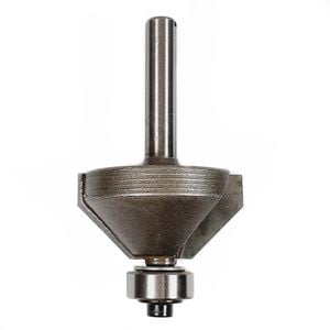 CRAFTMASTER 45 Degree Edge Trim Bit 6.4mm Shaft Trade Quality Router Bit