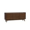 BREDA 160cm Sideboard Buffet Modern Furniture - Walnut