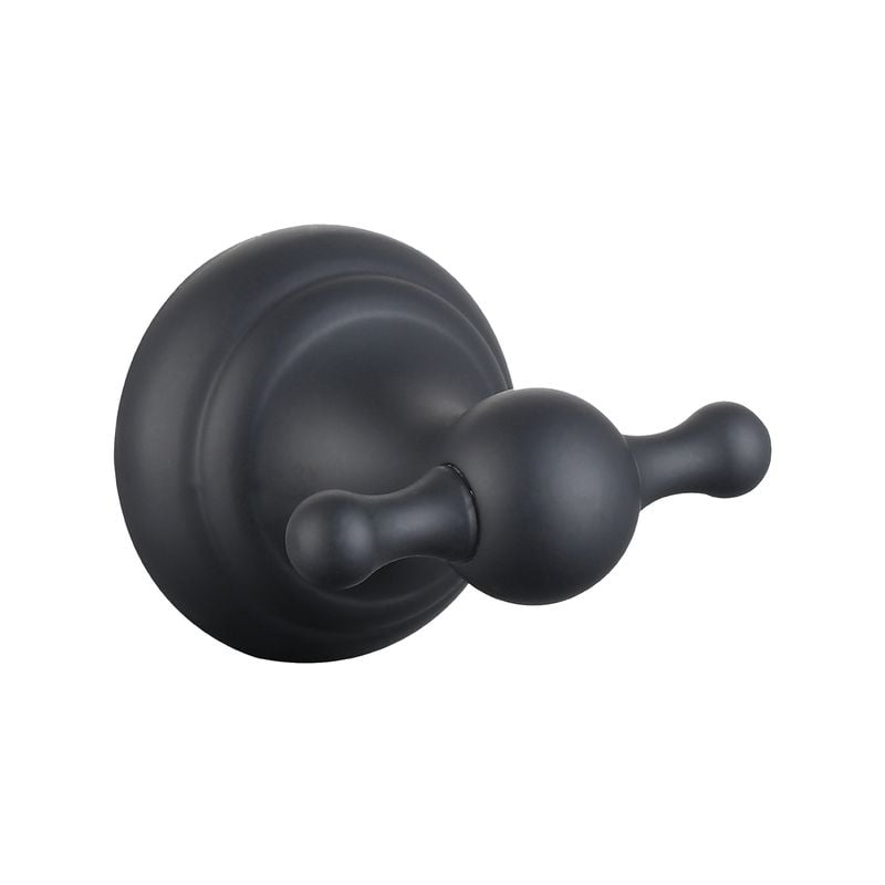 Maestro Twin Robe Hook Black