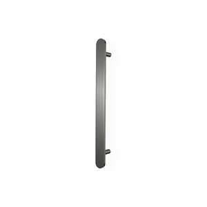 Barelli 650mm Gun Metal Grey Single Flat Vertical Heated Towel Rail