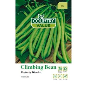 Country Value Seed Climbing Bean Kentucky Wonder
