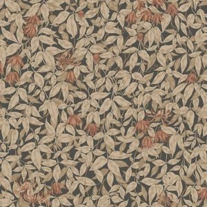 Wallpaper Trader Linnea Wallpaper Roll 10.05m X 53cm, Charcoal