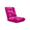 Soga Floor Recliner Folding Lounge Pink