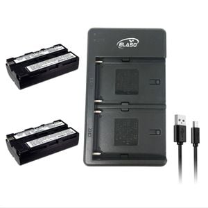 2x Battery and External USB Dual Battery Charger for Sony NP-F570 NP-F550 NP-F330 NP-F550 NP-F570