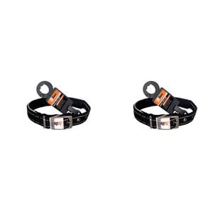 2PK AgBoss Working Farm Pet Dog Collar Reflective Black 0.025x55cm 22 inch