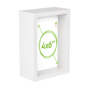 Nicola Spring 3d Deep Box Photo Frame - 4 X 6"