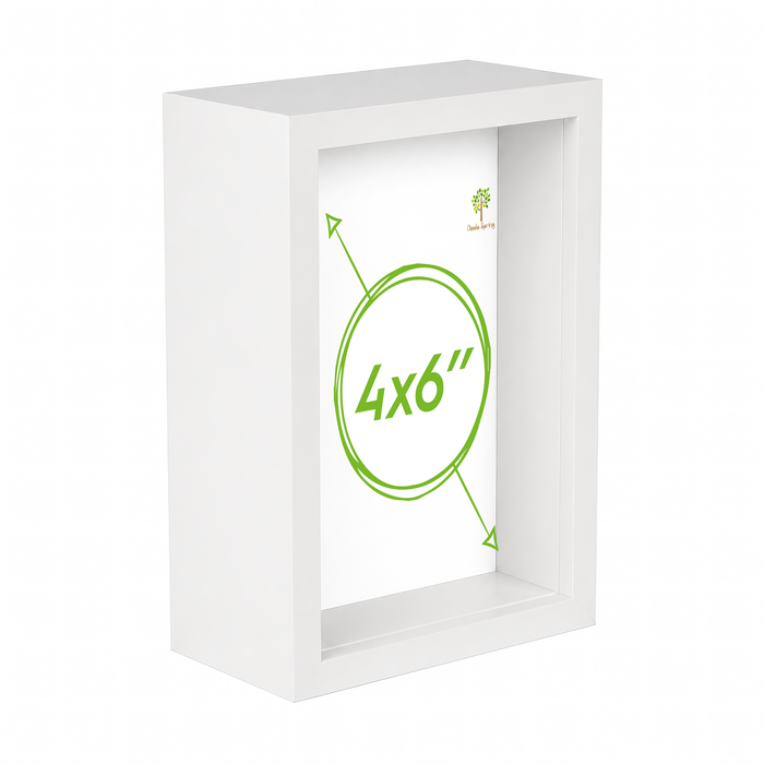 Nicola Spring 3d Deep Box Photo Frame - 4 X 6"