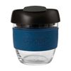 Avanti Glass GoCup W/ Thermal Grip 236ml 8oz Navy/Black/Charcoal