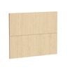 Kaboodle 900mm Honey Oak Modern 2 Drawer Panels